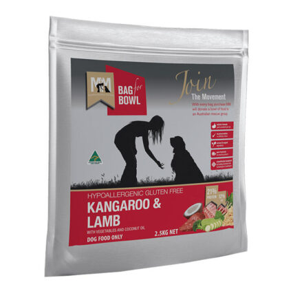 Meals For Mutts (Mfm) Kangaroo & Lamb With Vegetables And Coconut Oil Dry Dog Food 2.5 Kg