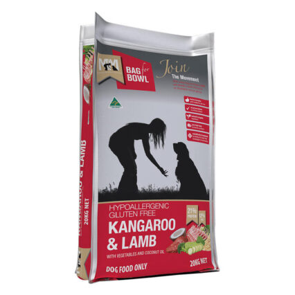 Meals For Mutts (Mfm) Kangaroo & Lamb With Vegetables And Coconut Oil Dry Dog Food 20 Kg
