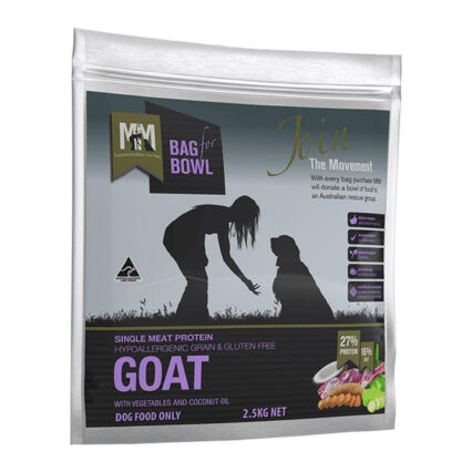 Meals For Mutts Mfm Single Meat Protein Goat With Vegetables And Coconut Oil Dry Dog Food 2.5 Kg