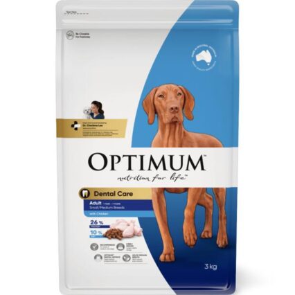 Optimum Adult Dental Care Dry Dog Food With Chicken