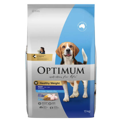 Optimum Healthy Weight Adult All Breeds With Chicken, Vegetable & Rice Dry Dog Food 13 Kg