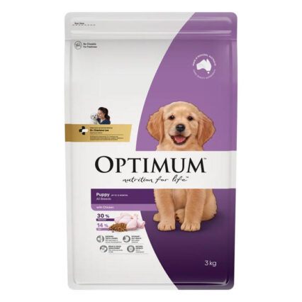 Optimum Puppy All Breeds With Chicken Dry Dog Food 3 Kg