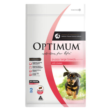 Optimum Puppy Large Breed Chicken 15 Kg