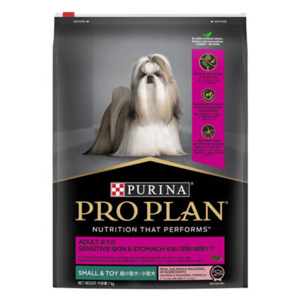 Pro Plan Adult Sensitive Skin & Stomach For Small & Toy Breed Dry Dog Food 2.5 Kg