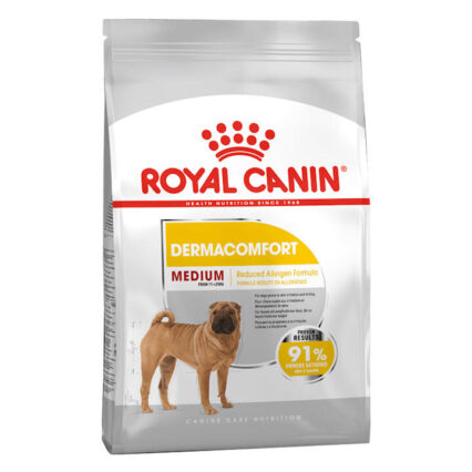 Royal Canin Dermacomfort Medium Adult Dry Dog Food 12 Kg
