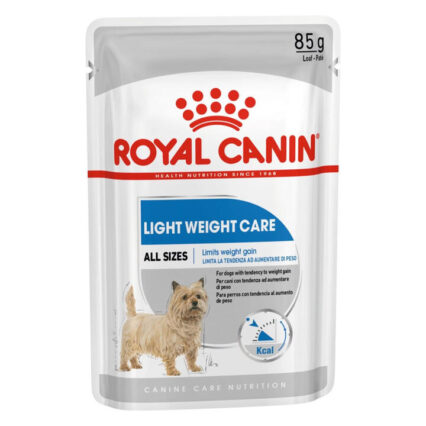 Royal Canin Light Weight Care Adult Loaf Pouches Wet Dog Food 85 Gms 12 Pack