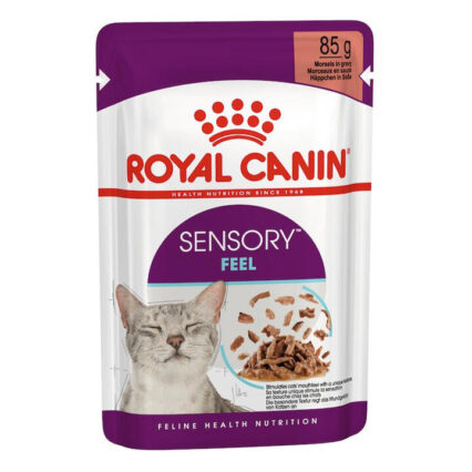 Royal Canin Sensory Feel In Gravy Adult Pouches Wet Cat Food 85 Gms 12 Pack