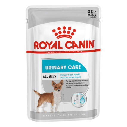 Royal Canin Urinary Care All Sizes Loaf In Sauce Wet Dog Food 85gm 12 Pack