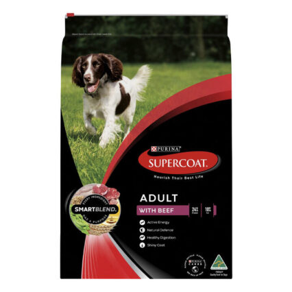 Supercoat Smartblend With Beef Adult Dry Dog Food 18 Kg