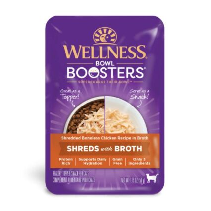 Wellness Bowl Boosters Shredded Chicken In Broth Wet Cat Food