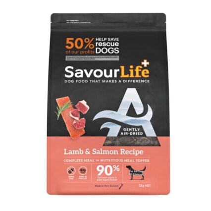 Savourlife Air Dried Adult Lamb And Salmon Recipe Dry Dog Food