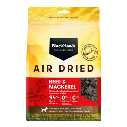 Black Hawk Air Dried Beef And Mackerel Dry Dog Food