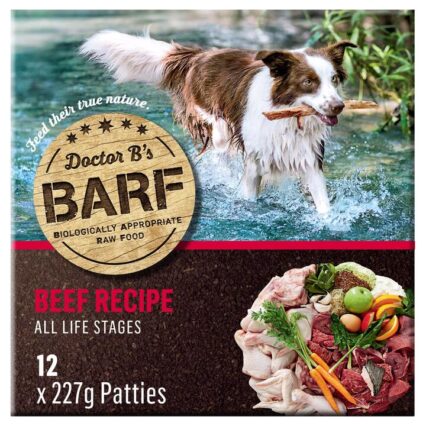 Doctor Bs Barf All Life Stages Beef Recipe Frozen Raw Dog Food