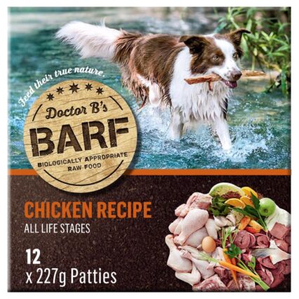 Doctor Bs Barf All Life Stages Chicken Recipe Frozen Raw Dog Food