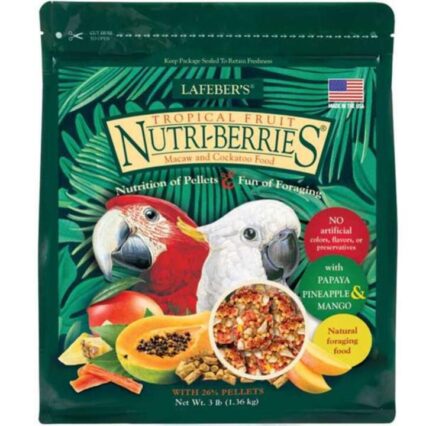 Lafeber Macaw Tropical Fruit Nutri Berries Bird Treats