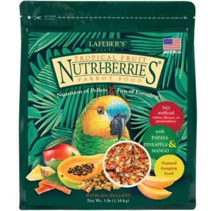 Lafeber Parrot Tropical Fruit Nutri Berries Bird Treats