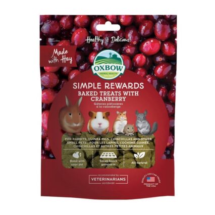 Oxbow Cranberry Treats 85 Gm
