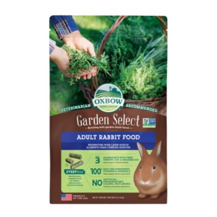 Oxbow Garden Select Adult Rabbit Food With Timothy Orchard Hay
