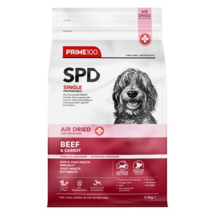 Prime100 Spd Beef And Carrot Air Dried Dog Food
