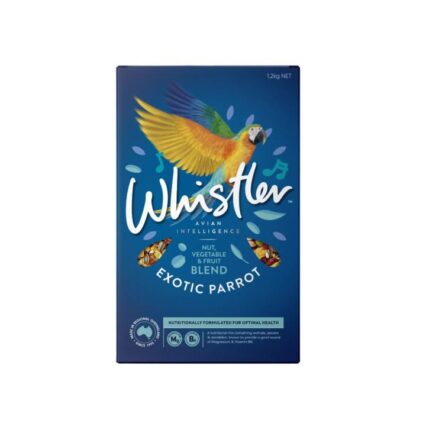Whistler Exotic Parrot Gourmet Nut Veetable And Fruit Blend Food