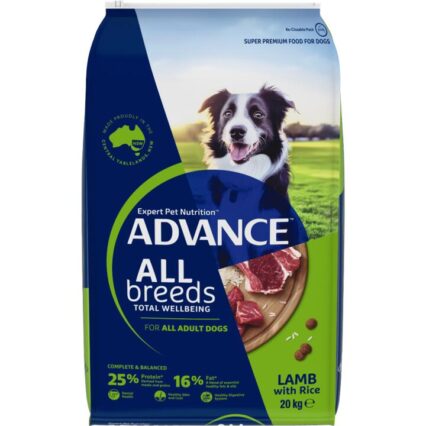 Advance All Breeds Adult Dry Dog Food Lamb And Rice