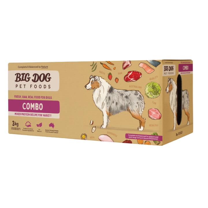 Big Dog Australia Combo Frozen Raw Dog Food 1 Big Dog Australia Combo Frozen Raw Dog Food