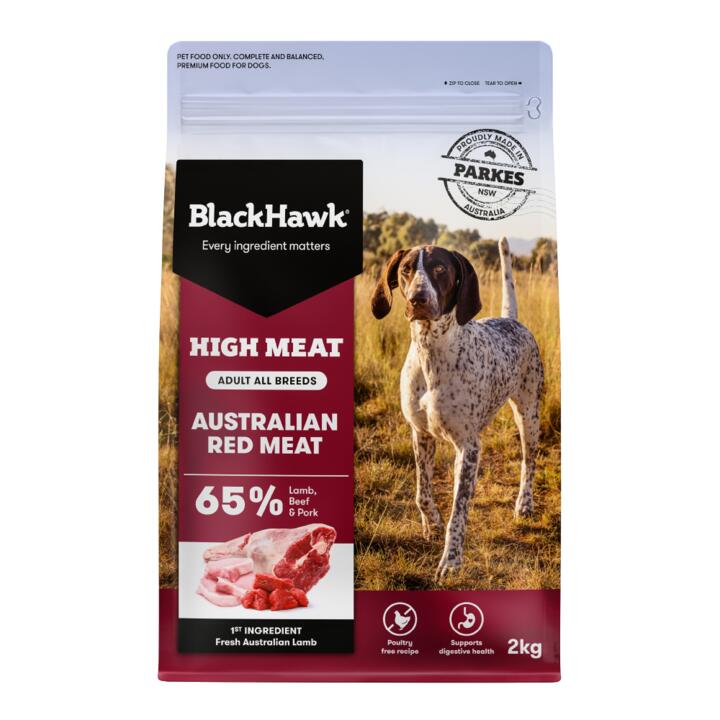 Black Hawk High Meat Red Meat Dry Dog Food 1 Black Hawk High Meat Red Meat Dry Dog Food