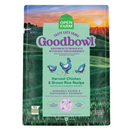 Open Farm Goodbowl Adult Chicken And Brown Rice Dry Cat Food
