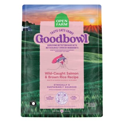 Open Farm Goodbowl Adult Salmon And Brown Rice Dry Cat Food