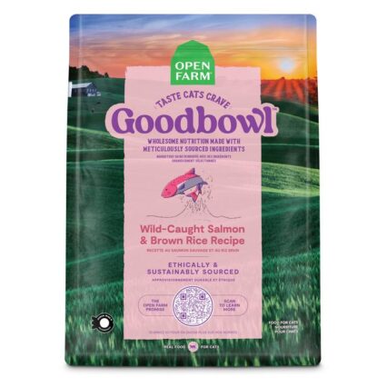 Open Farm Goodbowl Adult Salmon And Brown Rice Dry Cat Food