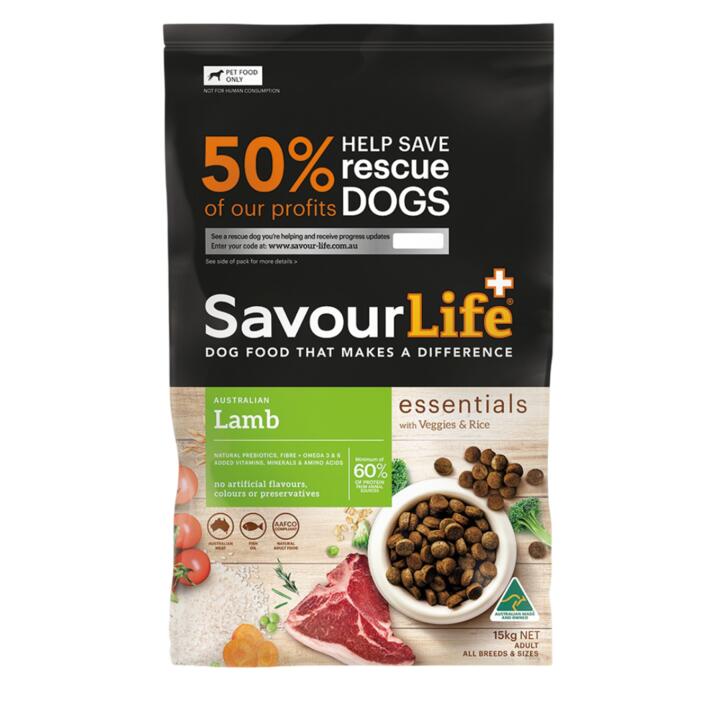 Savourlife Essentials Lamb Adult Dry Dog Food 1 Savourlife Essentials Lamb Adult Dry Dog Food
