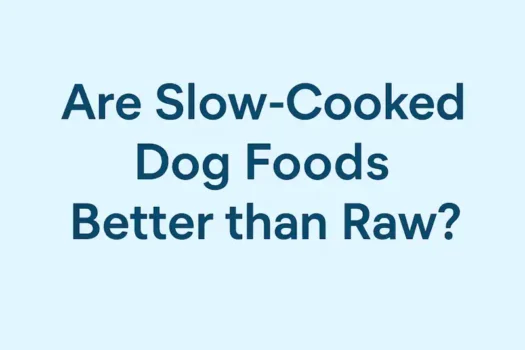 Alimentos de cachorro cozidos lentos