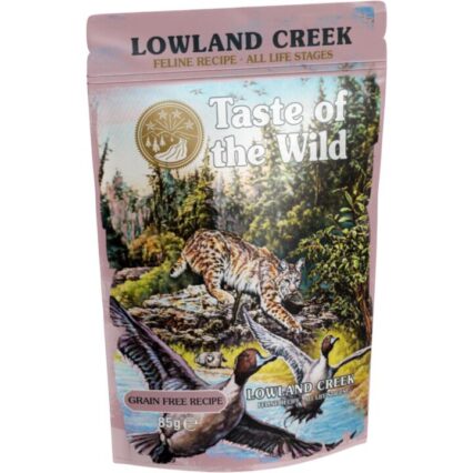 Taste Of The Wild Lowland Creek Chunks In Gravy Wet Cat Food Pouches