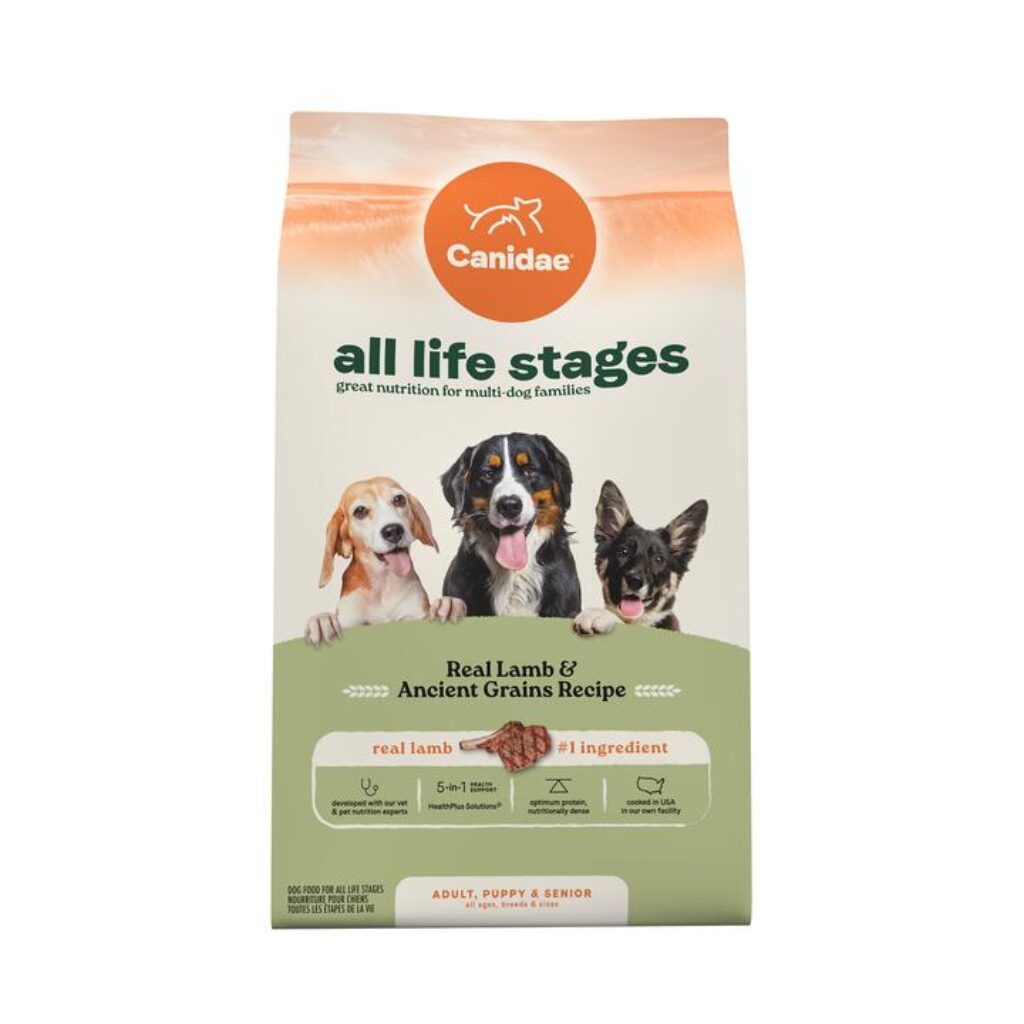 Curated visual reference: Natural Thyroid Support Dog Food Lamb Reference: Canidae All Life Stages Lamb And Ancient Grains Recipe Dry