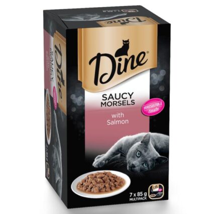 Dine Daily Salmon In Seafood Sauce Trays Wet Cat Food