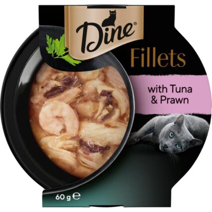 Dine Fillets Tuna And Prawn Wet Cat Food