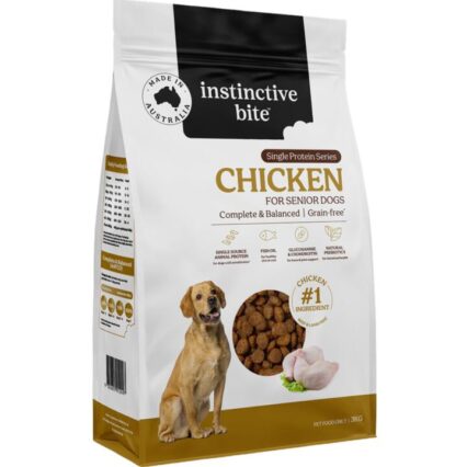 Instinctive Bite Senior Single Protein Grain Free Chicken Dry Dog Food
