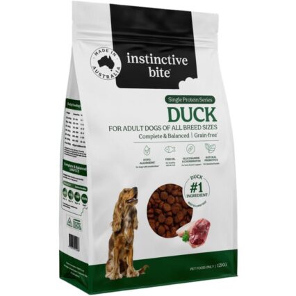 Instinctive Bite Single Protein Grain Free Duck Dry Dog Food