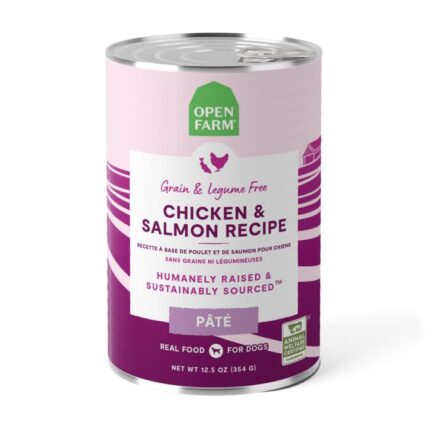 Open Farm Adult Chicken And Salmon Pate Wet Dog Food