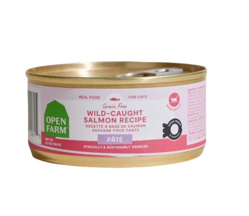 Open Farm Adult Salmon Pate Wet Cat Food 1 Open Farm Adult Salmon Pate Wet Cat Food