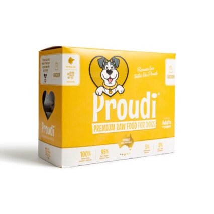 Proudi Premium Raw Chicken Frozen Dog Food