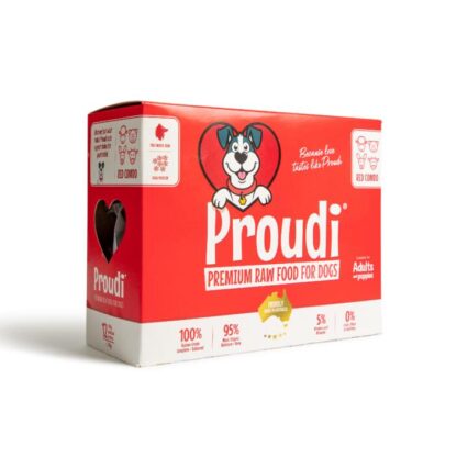 Proudi Premium Raw Red Combo Frozen Dog Food