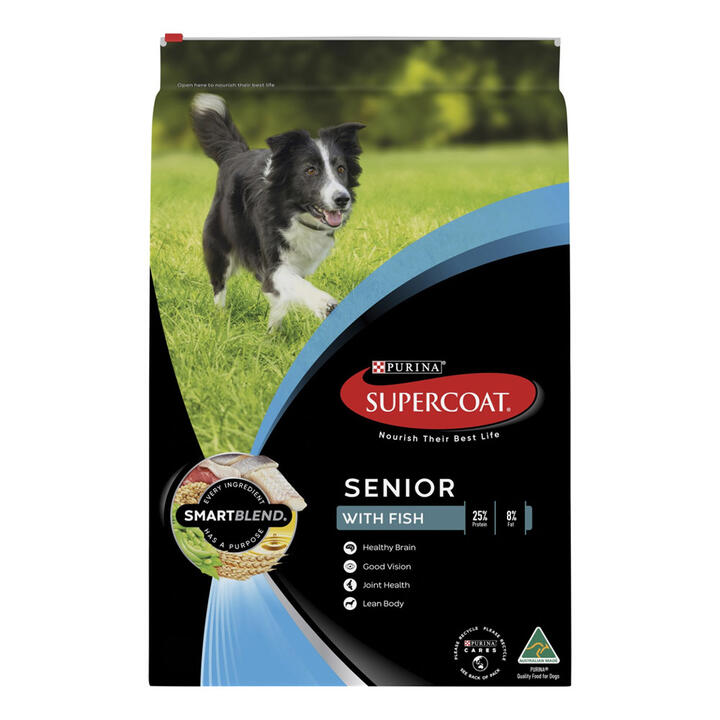 Supercoat Smartblend With Fish Senior Dry Dog Food 2.6 Kg 1 Supercoat Smartblend With Fish Senior Dry Dog Food 2.6 Kg