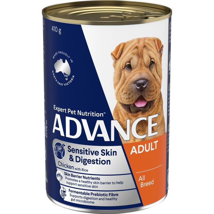 Advance Adult Sensitive All Breed Chicken And Rice Wet Dog Food Cans 1 Advance Adult Sensitive All Breed Chicken And Rice Wet Dog Food Cans