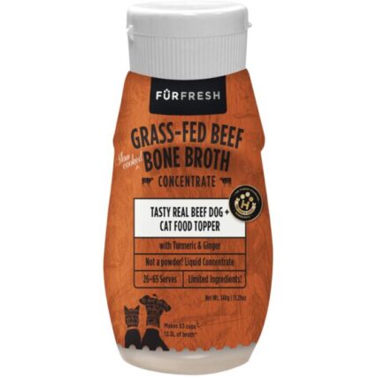 Furfresh Beef Bone Broth Concentrate Meal Topper Turmeric For Dogs And Cats