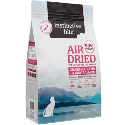 Instinctive Bite Lamb And Salmon Air Dried Cat Food