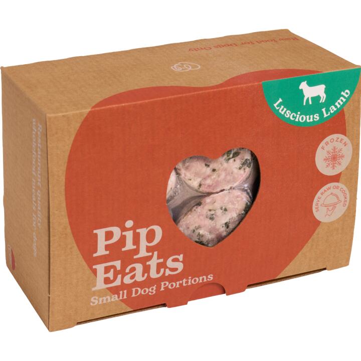 Pip Eats Luscious Lamb Frozen Raw Dog Food 1 Pip Eats Luscious Lamb Frozen Raw Dog Food