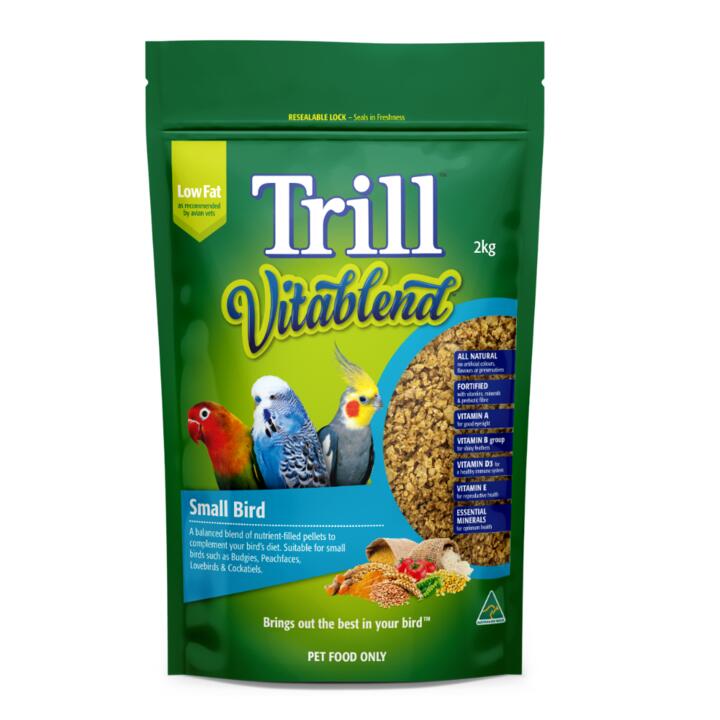 Trill Vitablend Small Bird Pellets Bird Food 1 Trill Vitablend Small Bird Pellets Bird Food