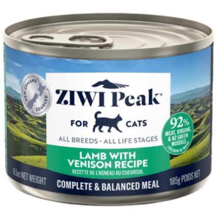 Ziwi Peak Lamb Venison Wet Cat Food Cans