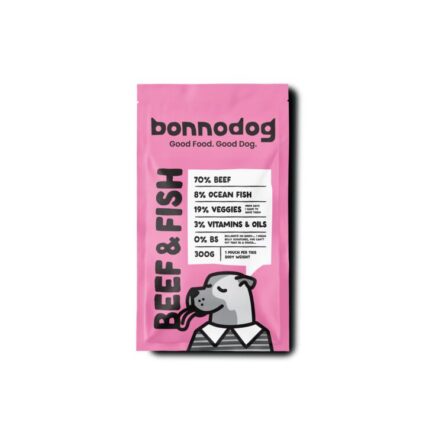 Bonnodog Gently Cooked Frozen Dog Food Beef